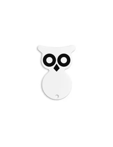 JETON PLASTIQUE (ABS) FORME HIBOU 2