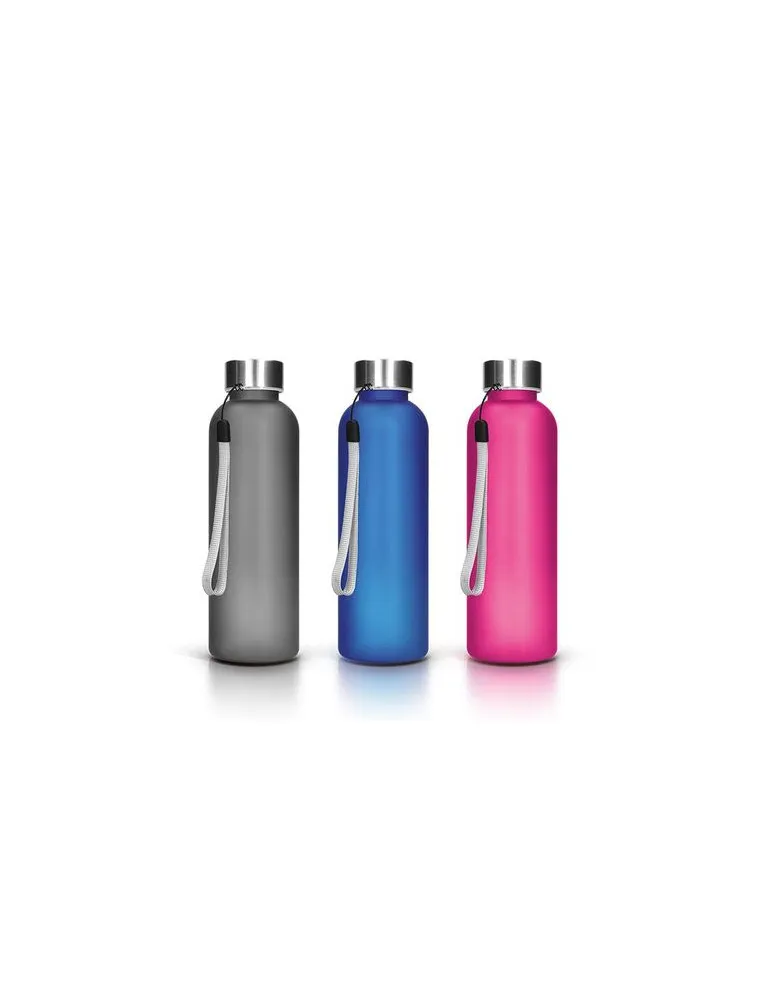 BOUTEILLE GOURDE TRANSLUCIDE EN Rpet 57 cl marquage laser ultra précis