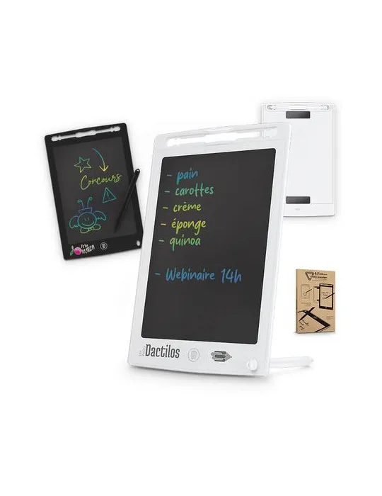 TABLETTE ARDOISE NUMERIQUE LCD COLORE ANTI-EFFACEMENT 8.5 POUCES