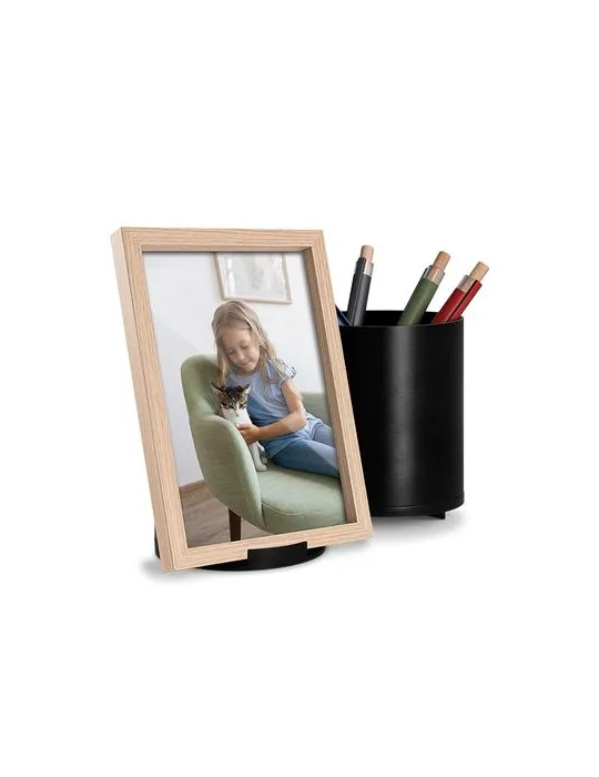 CHARGEUR PAR INDUCTION 10W AVEC FONCTION HUB ET POT A CRAYONS EN rAlu