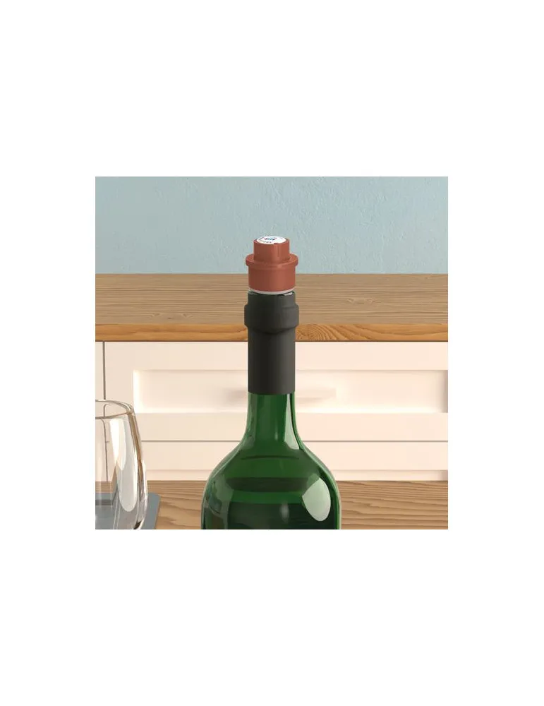 BOUCHON DE BOUTEILLE AVEC POMPE VIDE D'AIR, POMPE A VIN