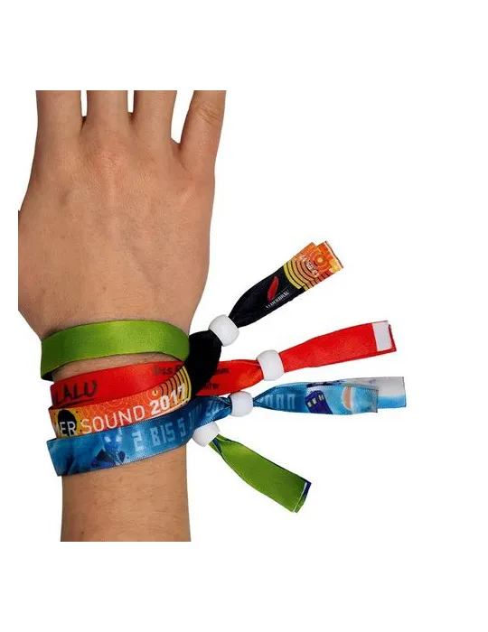 BRACELET INVIOLABLE EN SATIN - SUBLIMATION 1 FACE cadeau entreprise pas cher