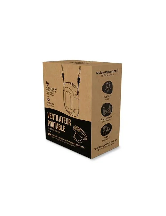 VENTILATEUR DESIGN PORTABLE MODULABLE livraison express 24h 48h