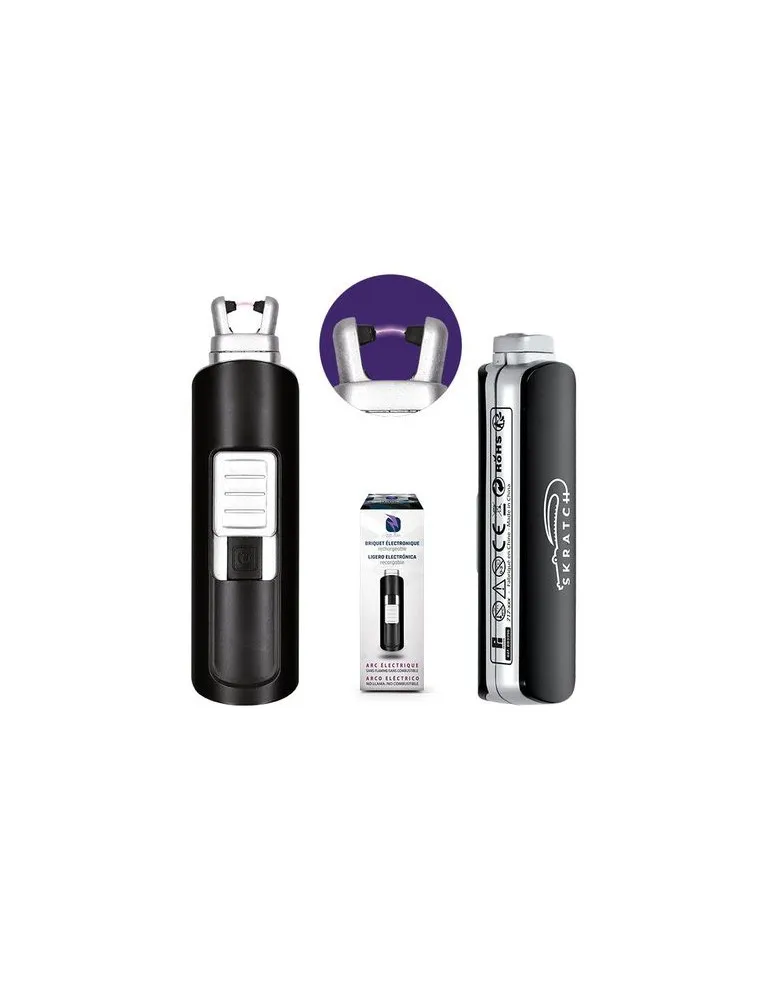 BRIQUET ELECTRONIQUE SANS FLAMME ET SANS COMBUSTIBLE