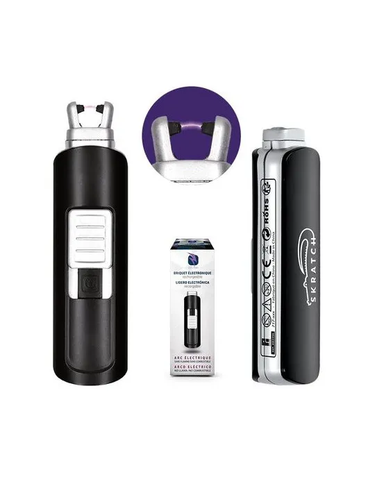 BRIQUET ELECTRONIQUE SANS FLAMME ET SANS COMBUSTIBLE