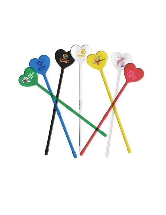 AGITATEUR COCKTAIL COEUR SPATULE 190 mm