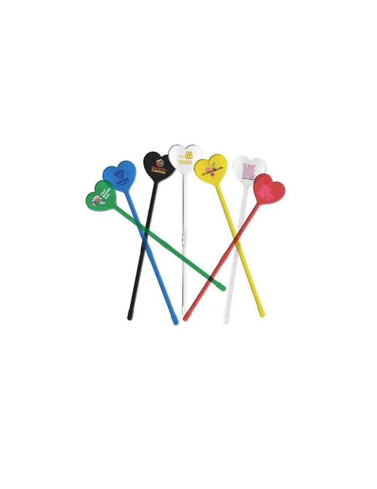 AGITATEUR COCKTAIL COEUR SPATULE 190 mm