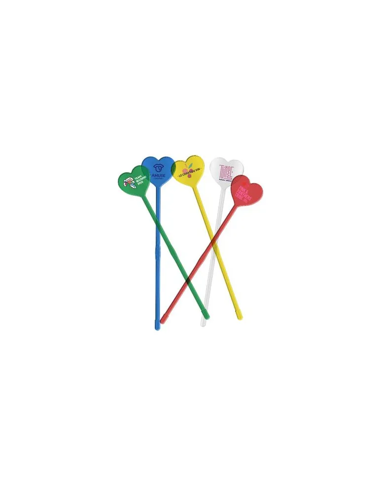 AGITATEUR COCKTAIL COEUR SPATULE 190 mm