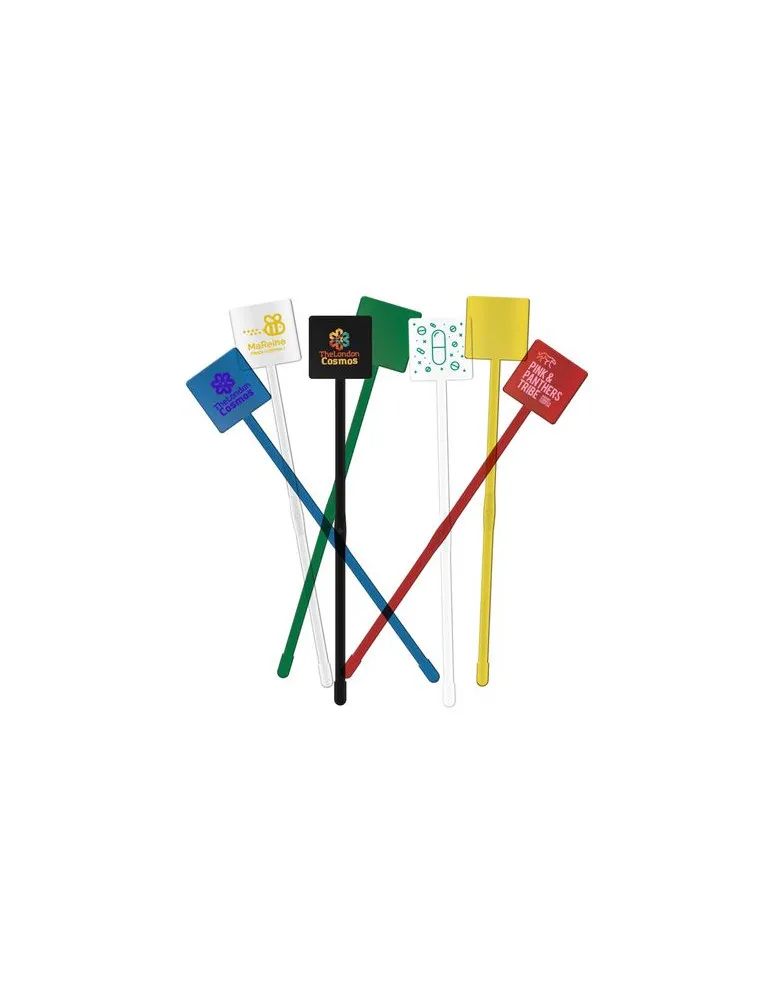 AGITATEUR COCKTAIL CARRE SPATULE 190 mm