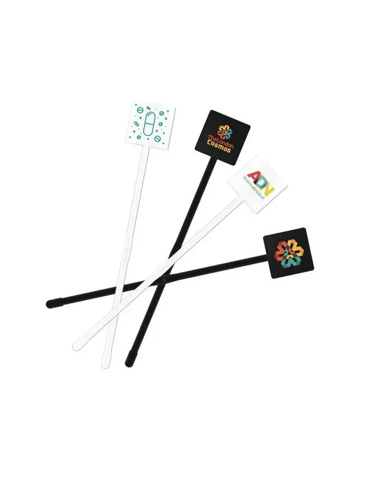 AGITATEUR COCKTAIL CARRE SPATULE 190 mm