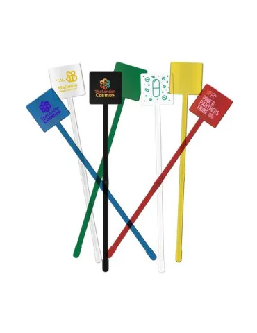 AGITATEUR COCKTAIL CARRE SPATULE 190 mm 2