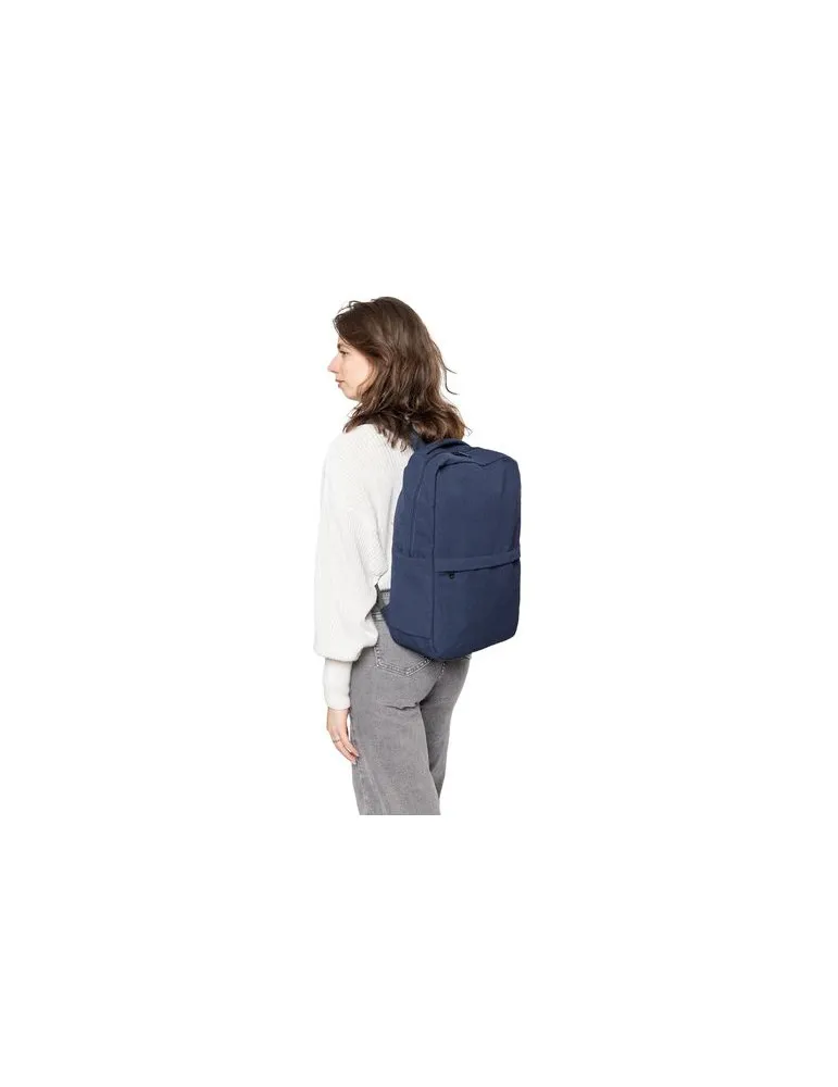 Sac à dos porte-ordinateur en polycoton 330 g/m2 Seraphina personnalisation rapide en France