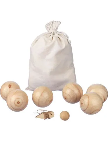 Ensemble de jeu de boules en bois Quillian 2