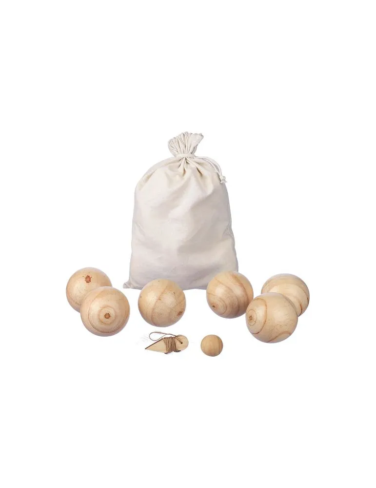 Ensemble de jeu de boules en bois Quillian