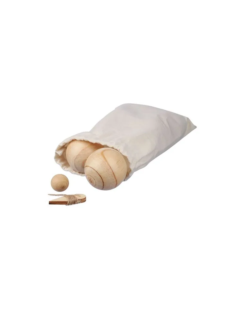 Ensemble de jeu de boules en bois Quillian