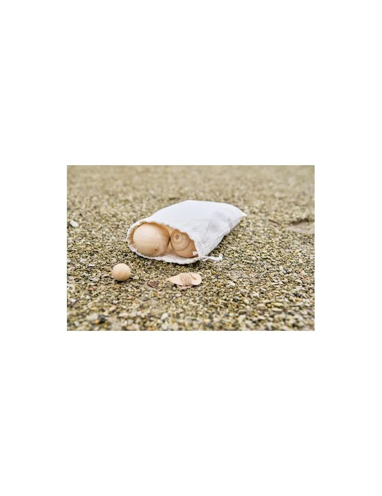 Ensemble de jeu de boules en bois Quillian