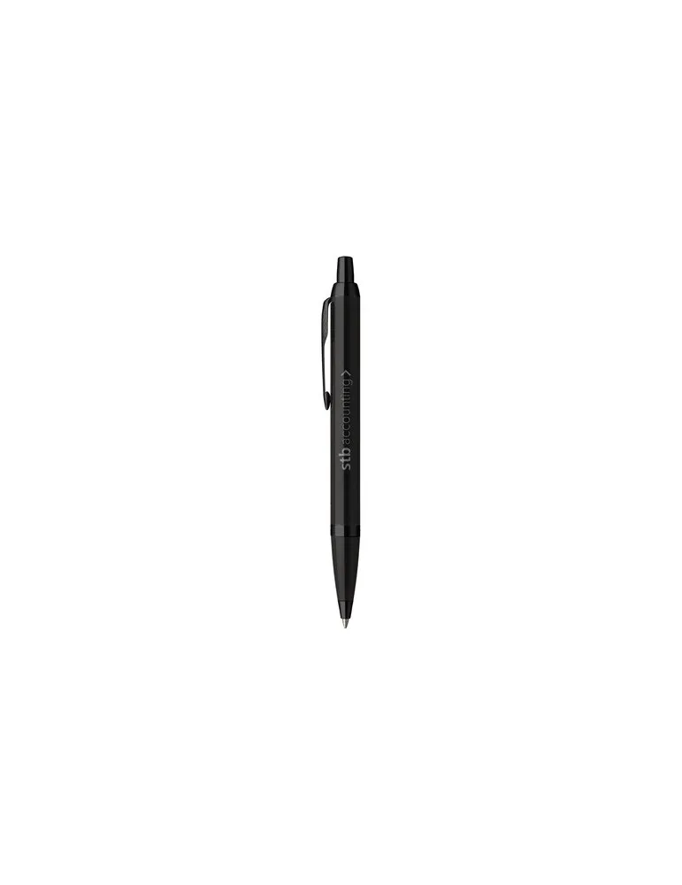 Parker IM Achromatic Stylo à bille - bleu personnalisable avec votre logo
