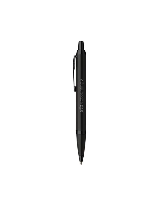 Parker IM Achromatic Stylo à bille - bleu personnalisable avec votre logo