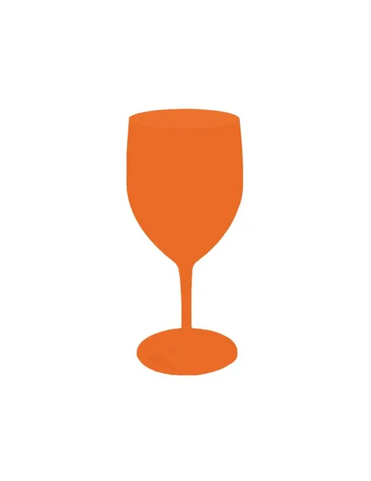 Verre à vin fushia réutilisable et personnalisable 30cl sans BPA conformément à la réglementation française