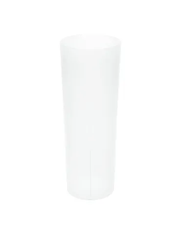 Verre tubo rouge  réutilisable et personnalisable 25cl sans BPA conformément à la réglementation française