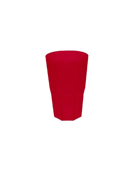 Gobelet graniti rouge réutilisable et personnalisable 40cl sans BPA conformément à la réglementation française