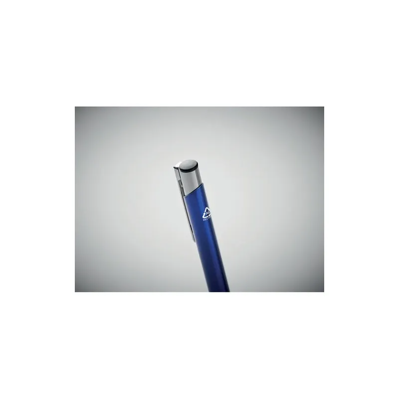 Stylo à bille écologique en aluminium recyclé personnalisable - BERN RA Taille textile : XS Couleurs : blanc cadeau collaborateu