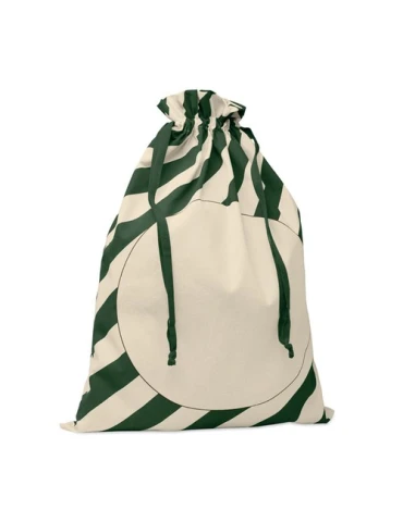 LAUKKU Grand sac coton Père Noël