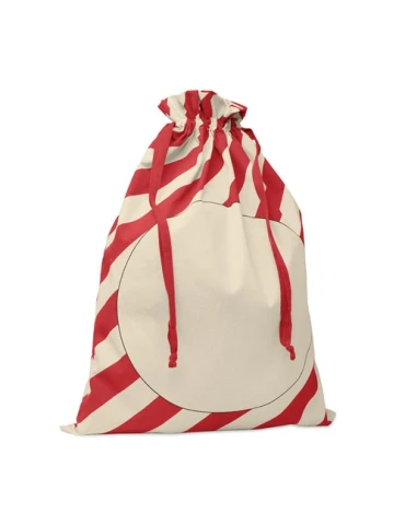 LAUKKU Grand sac coton Père Noël 2