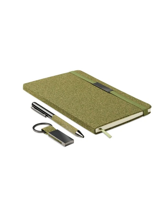 CHIPPEWA SET Coffret cadeau 3 pièces Couleurs : vert personnalisable avec votre logo