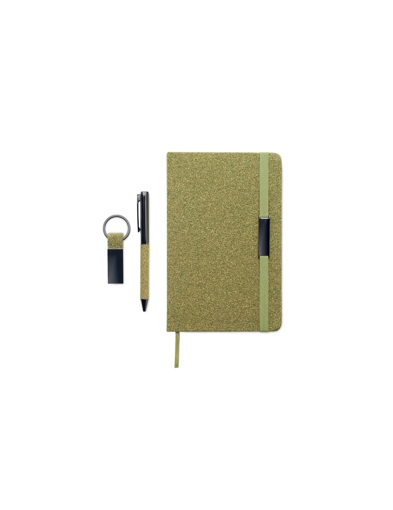 CHIPPEWA SET Coffret cadeau 3 pièces Couleurs : vert objet promotionnel éco-responsable