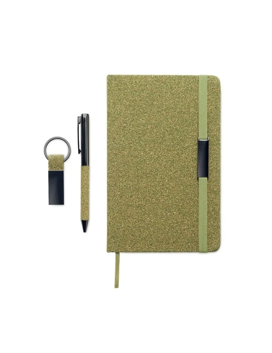 CHIPPEWA SET Coffret cadeau 3 pièces Couleurs : vert objet promotionnel éco-responsable