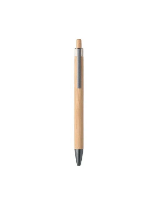 ITEA Stylo en bambou Couleurs : bois personnalisable avec votre logo