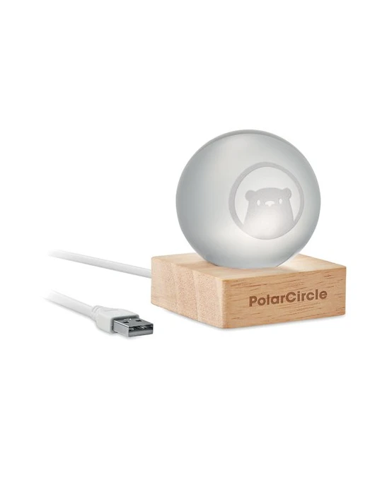 LIGHT Sphère en verre LED