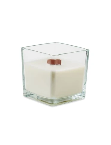 RIU Bougie en cire végétale 600gr Matières : verre Couleurs : transparent