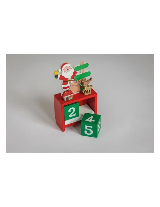 LASKENTA Calendrier de Noël Couleurs : assortiment marquage laser ultra précis