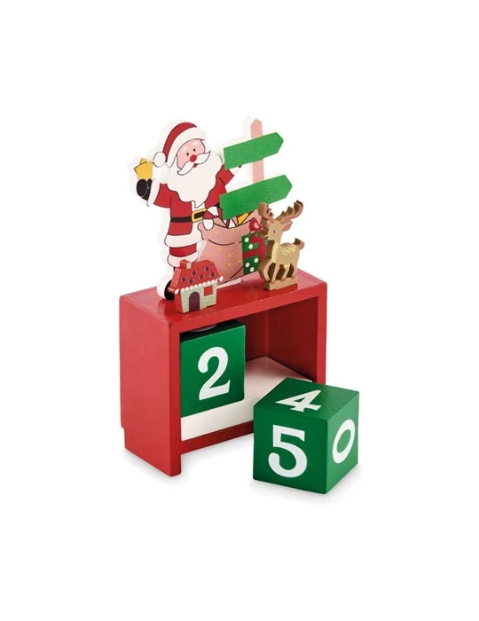LASKENTA Calendrier de Noël Couleurs : assortiment objet promotionnel éco-responsable