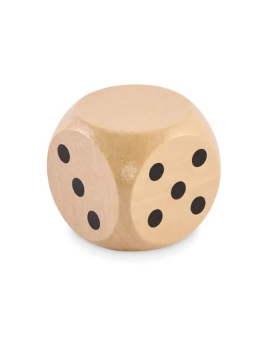 DADO Dés en bois Schima de 5cm dia