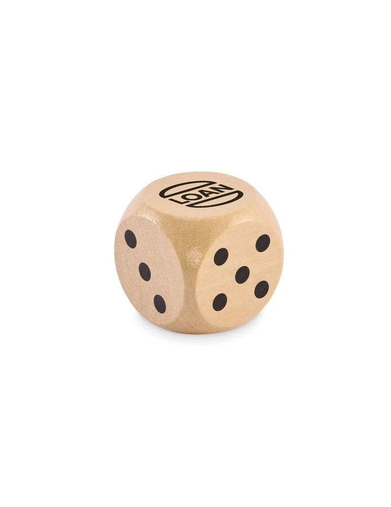 DADO Dés en bois Schima de 5cm dia
