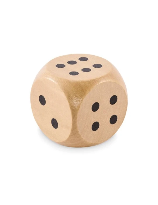 DADO Dés en bois Schima de 5cm dia