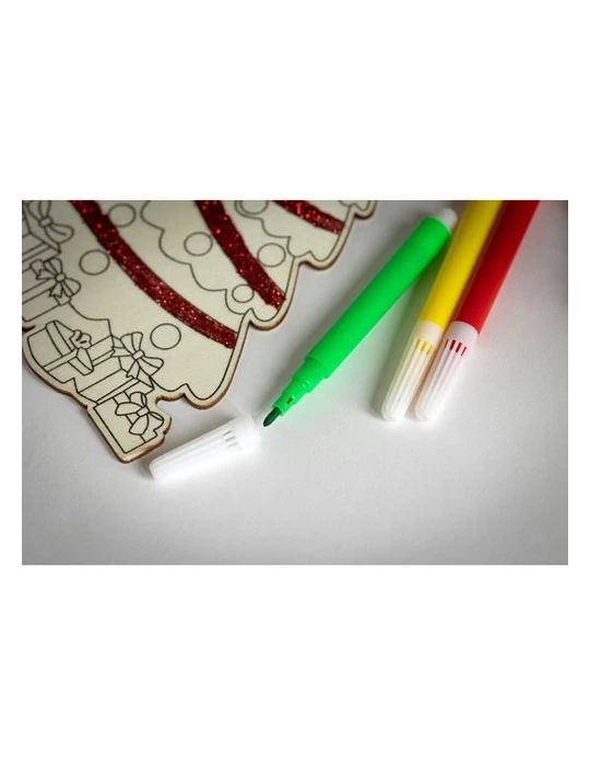 COLORTREE Décoration sapin de Noël Couleurs : bois goodies publicitaire événementiel