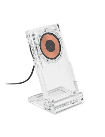 CRYL Chargeur sans fil 15W Matières : acrylique Couleurs : transparent