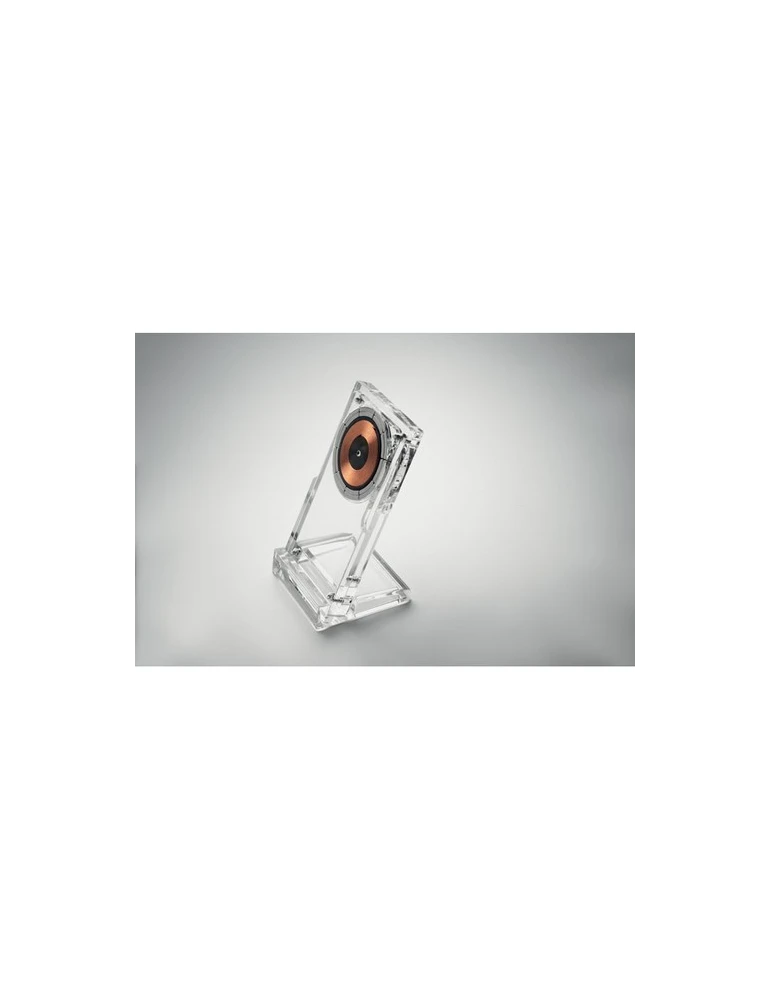 CRYL Chargeur sans fil 15W Matières : acrylique Couleurs : transparent goodies publicitaire événementiel