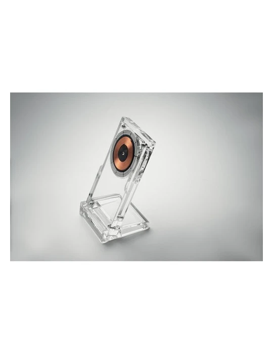 CRYL Chargeur sans fil 15W Matières : acrylique Couleurs : transparent goodies publicitaire événementiel