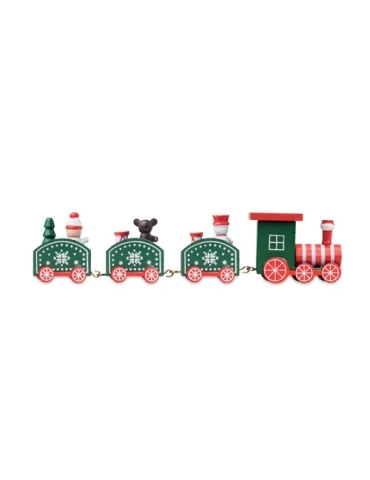 JUNA Train de Noël en bois Couleurs : assortiment 2