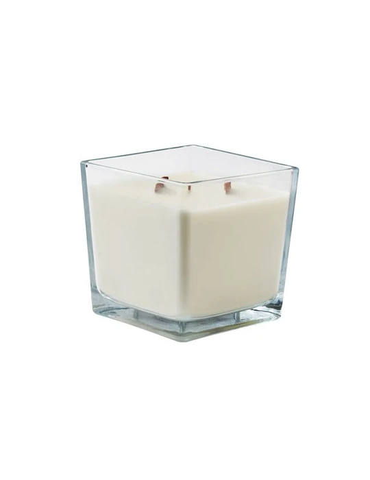 RIUADA Bougie en cire végétal 1300 gr Matières : verre Couleurs : transparent