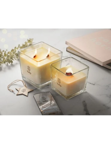 RIUADA Bougie en cire végétal 1300 gr Matières : verre Couleurs : transparent 2