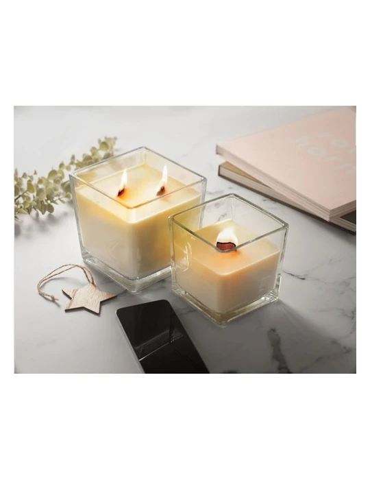 RIUADA Bougie en cire végétal 1300 gr Matières : verre Couleurs : transparent cadeau entreprise pas cher