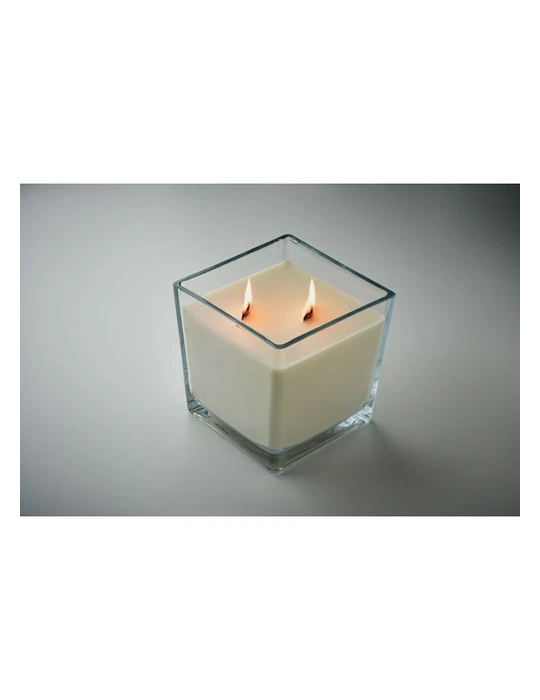 RIUADA Bougie en cire végétal 1300 gr Matières : verre Couleurs : transparent goodies publicitaire événementiel