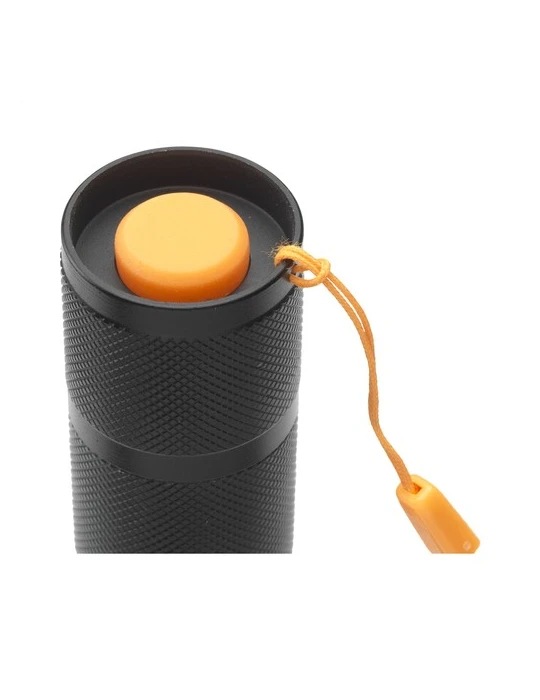 Homey's Mel Outdoor Flashlight lampe de poche Matières : aluminium Couleurs : noir marquage laser ultra précis