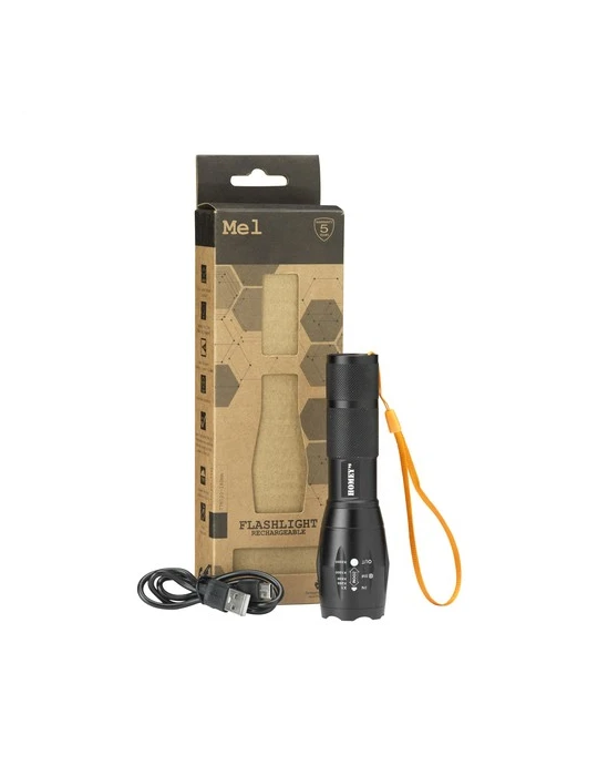 Homey's Mel Outdoor Flashlight lampe de poche Matières : aluminium Couleurs : noir livraison express 24h 48h